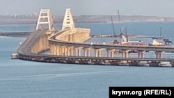 Загородження біля Керченського (Кримського) мосту. Червень 2024 року